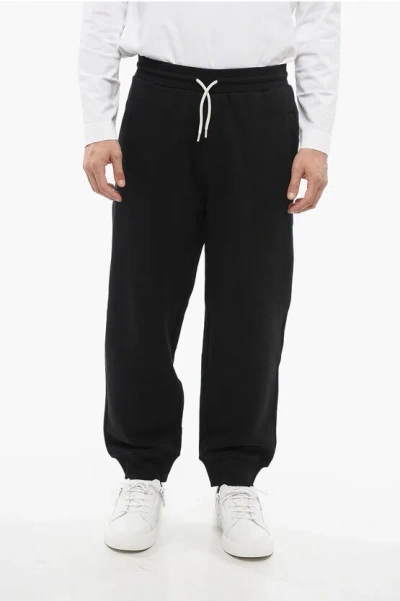 Armani Collezioni Emporio Single-pleated Cargo Pants With Adjustable Cuffs In Black