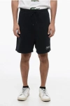 ARMANI COLLEZIONI EMPORIO COTTON SHORTS WITH EMBROIDERED LOGO