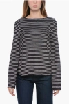 ARMANI COLLEZIONI EMPORIO CREW NECK STRIPED SWEATER