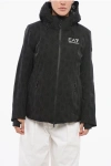 Armani Collezioni Emporio Logoed Hooded Down Jacket