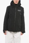 Armani Collezioni Emporio Logoed Hooded Down Jacket