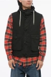 Armani Collezioni Emporio Nylon Vest With Utility Pockets