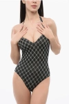 Armani Collezioni Emporio One-piece Swimsuit With All-over Logo