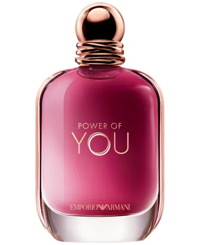 Armani Collezioni Emporio Power Of You Eau De Parfum, 3 Oz. In Transparent