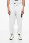 ARMANI COLLEZIONI EMPORIO RESORT COTTON SWEATPANTS WITH EMBROIDERED PATCH