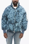 Armani Collezioni Emporio Reversible Earctic Down Jacket With Ice Motif