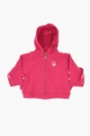 Armani Collezioni Emporio Solid Color Lightweight Cotton Sweatshirt With Zip C