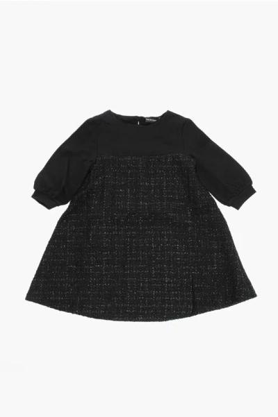 Armani Collezioni Emporio Solid Colordress In Black