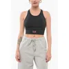Armani Collezioni Emporio Sporty Cropped Top With Padding