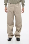 Armani Collezioni Emporio Stretchy Cotton Wide-leg Pants