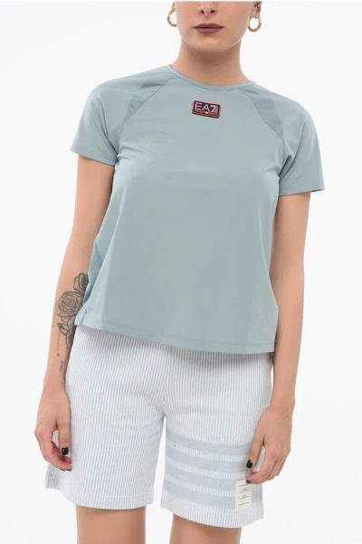 Armani Collezioni Emporio Tech T-shirt With Logo Patch