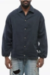 Armani Collezioni Emporio Twill Cotton Overshirt With Snap Buttons