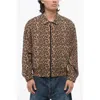 Armani Collezioni Emporio Unlined Reversible Bomber Jacket With Animal Pattern