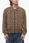 Armani Collezioni Emporio Unlined Reversible Bomber Jacket With Animal Pattern
