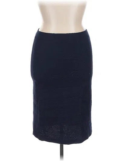 Pre-owned Armani Collezioni Formal Skirt In Blue