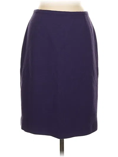 Pre-owned Armani Collezioni Formal Skirt In Purple