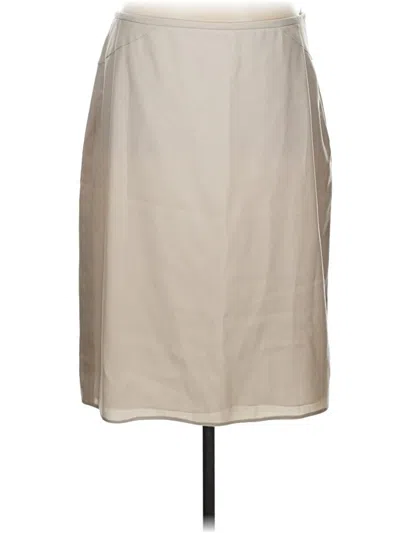 Pre-owned Armani Collezioni Formal Skirt In Tan