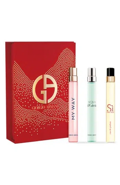 Armani Collezioni Fragrance Discovery Gift Set (limited Edition) $105 Value In No Color