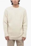 ARMANI COLLEZIONI GA EMPORIO RIBBED WOOL BLEND PULLOVER