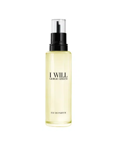 Armani Collezioni I Will Eau De Parfum Recharge Refill, 3.3 Oz. In No Color