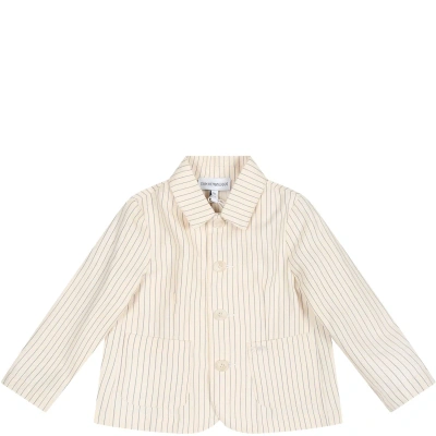 Armani Collezioni Kids' Ivory Jacket For Baby Boy