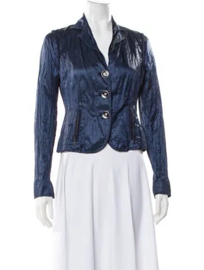 Pre-owned Armani Collezioni Jacket In Blue