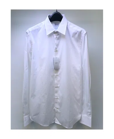 Armani Collezioni Lapel Shirt In Gray