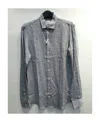 Armani Collezioni Lapel Shirt In Gray