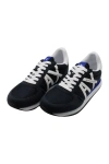 ARMANI COLLEZIONI LIGHT SNEAKER IN TECHNICAL FABRIC AND SUEDE WITH LOGO ON THE SIDE