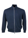 ARMANI COLLEZIONI LIGHTWEIGHT FULL ZIP LONG-SLEEVED SHIRT MADE OF 100% COTTON WITH SIDE POCKETS