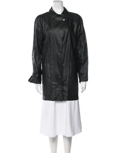 Pre-owned Armani Collezioni Linen Jacket In Grey