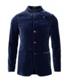 Armani Collezioni Logo Casual Jacket In Black