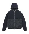 Armani Collezioni Logo Casual Jacket In Black