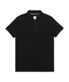 Armani Collezioni Logo Embroidered Polo Shirt In Black