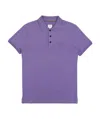 Armani Collezioni Logo Embroidered Polo Shirt In Purple