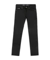 Armani Collezioni Logo Jeans In Black