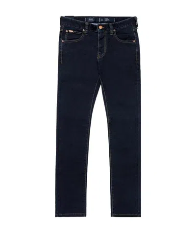 Armani Collezioni Logo Jeans In Black