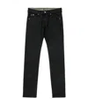 Armani Collezioni Logo Jeans In Black