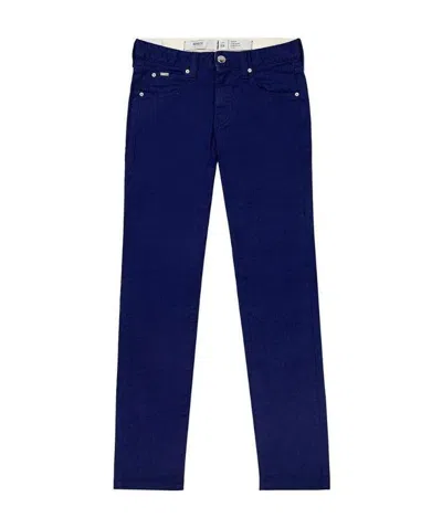 Armani Collezioni Logo Jeans In Blue