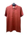 Armani Collezioni Logo Lapel Polo Shirt In Red
