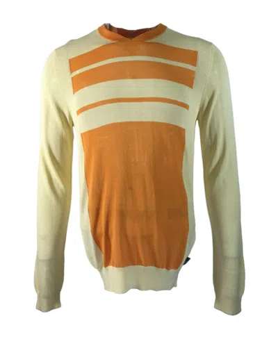 Armani Collezioni Logo Pattern Sweater In Nude | ModeSens