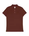 Armani Collezioni Logo Polo Shirt In Red