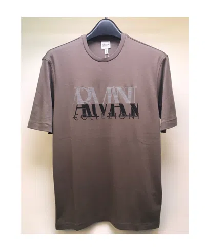 Armani Collezioni Logo Short-sleeved T-shirt In Multicolor