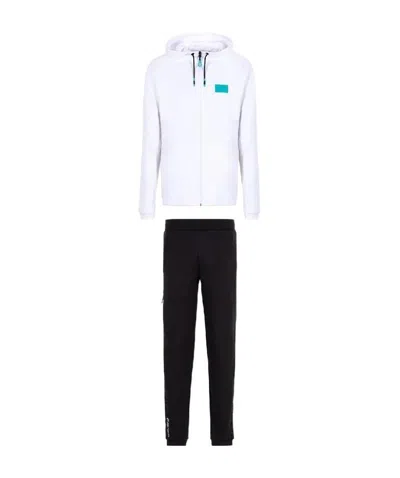 Armani Collezioni Logo Sports Suit In White