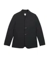 Armani Collezioni Logo Suit Jacket In Black