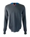 Armani Collezioni Logo Sweater In Black