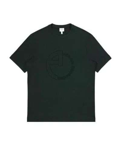 Armani Collezioni Logo T-shirt In Black