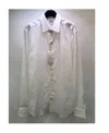 Armani Collezioni Long-sleeved Shirt In Gray