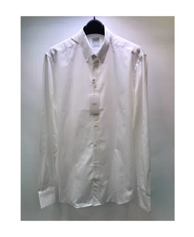 Armani Collezioni Long-sleeved Shirt In Gray