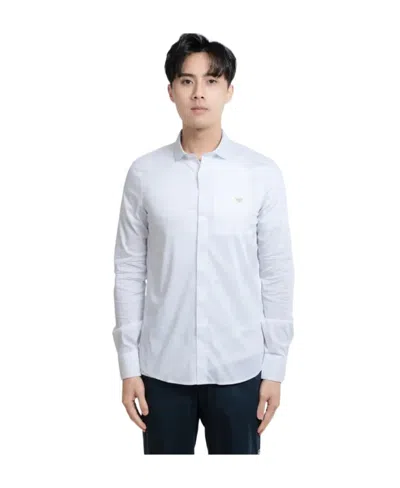 Armani Collezioni Long-sleeved Shirt In Multicolor